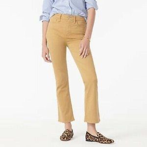 J. Crew Garment-Dyed Demi-Boot Crop Pant Size 28
